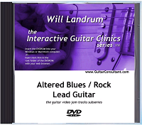 Altered Blues Rock Lead Guitar Guitar Video Jam Tracks Interactive Guitar Clinics DVDRom