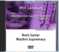 Rock Guitar Rhythm Supremacy Interactive Guitar Clinics DVDRom